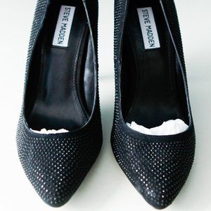 Steve Madden Black Superhot Multi Heels